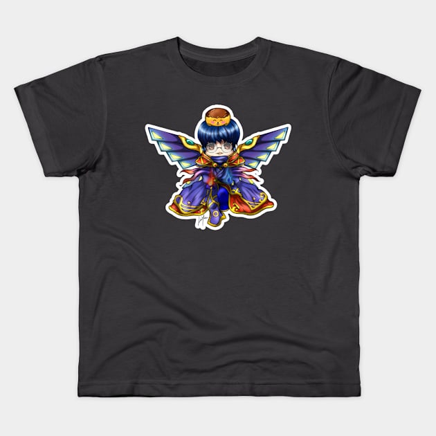 GMJinn Archmage Glasses Kids T-Shirt by LinYue